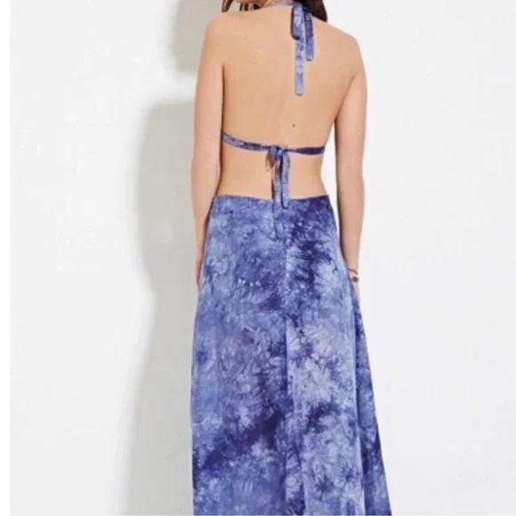NWT Raga Tie Die Cutout Maxi Dress - Picture 5 of 12